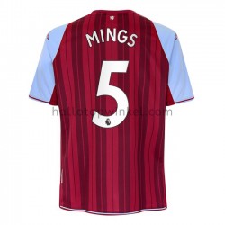 Aston Villa Voetbalshirt Tyrone Mings 5 Thuis Tenue 2021-2022 Korte Mouw