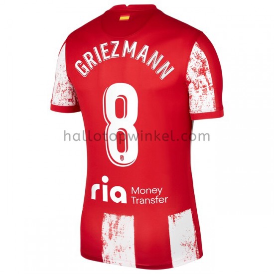 Atlético Madrid Voetbalshirt Antoine Griezmann 8 Thuis Tenue 2021-2022 Korte Mouw