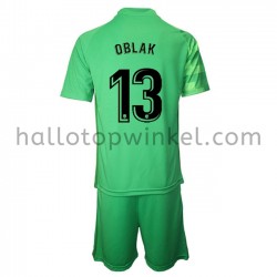 Atlético Madrid Voetbalshirt Doelman Jan Oblak 13 Kleuters/Kids Derde Tenue 2021-2022 Korte Mouw