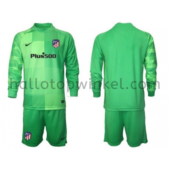 Atlético Madrid Voetbalshirt Doelman Kleuters/Kids Derde Tenue 2021-2022 Lange Mouw