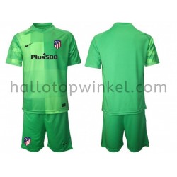Atlético Madrid Voetbalshirt Doelman Kleuters/Kids Derde Tenue 2021-2022 Korte Mouw