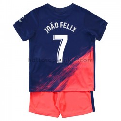 Atlético Madrid Voetbalshirt Joao Felix 7 Kleuters/Kids Uit Tenue 2021-2022 Korte Mouw
