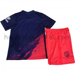 Atlético Madrid Voetbalshirt Kleuters/Kids Uit Tenue 2021-2022 Korte Mouw