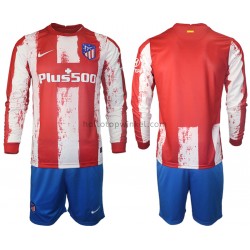 Atlético Madrid Voetbalshirt Kleuters/Kids Thuis Tenue 2021-2022 Lange Mouw