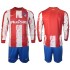 Atlético Madrid Voetbalshirt Kleuters/Kids Thuis Tenue 2021-2022 Lange Mouw