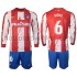 Atlético Madrid Voetbalshirt Koke 6 Kleuters/Kids Thuis Tenue 2021-2022 Lange Mouw