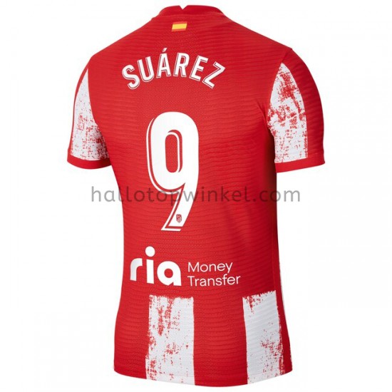Atlético Madrid Voetbalshirt Luis Suárez 9 Thuis Tenue 2021-2022 Korte Mouw