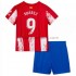 Atlético Madrid Voetbalshirt Luis Suárez 9 Kleuters/Kids Thuis Tenue 2021-2022 Korte Mouw
