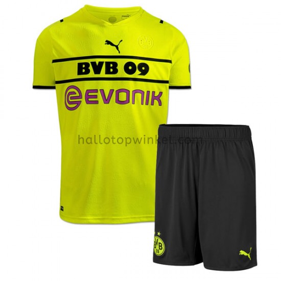 Borussia Dortmund Voetbalshirt Kleuters/Kids Derde Tenue 2021-2022 Korte Mouw
