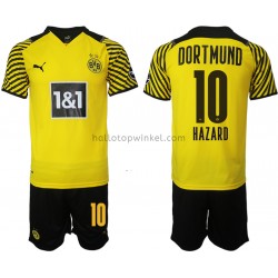 Borussia Dortmund Voetbalshirt Thorgan Hazard 10 Kleuters/Kids Thuis Tenue 2021-2022 Korte Mouw