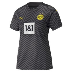 Borussia Dortmund Voetbalshirt Dames Uit Tenue 2021-2022 Korte Mouw