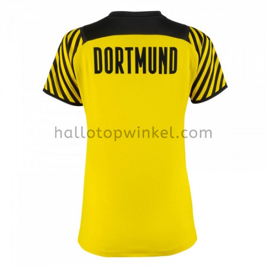 Borussia Dortmund Voetbalshirt Dames Thuis Tenue 2021-2022 Korte Mouw