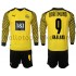 Borussia Dortmund Voetbalshirt Haaland 9 Kleuters/Kids Thuis Tenue 2021-2022 Lange Mouw