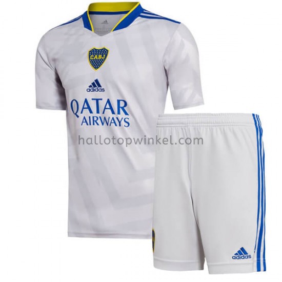Boca Juniors Voetbalshirt Kleuters/Kids Uit Tenue 2021-2022 Korte Mouw
