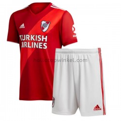 CA River Plate Voetbalshirt Kleuters/Kids Uit Tenue 2021-2022 Korte Mouw