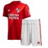 CA River Plate Voetbalshirt Kleuters/Kids Uit Tenue 2021-2022 Korte Mouw