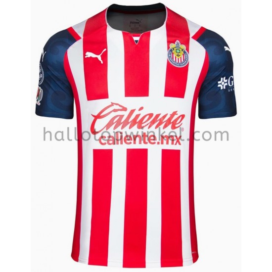 CD Guadalajara Voetbalshirt Thuis Tenue 2021-2022 Korte Mouw