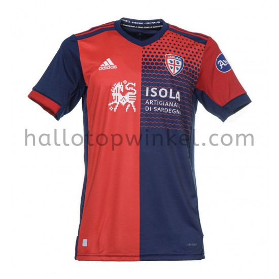 Cagliari Voetbalshirt Thuis Tenue 2021-2022 Korte Mouw
