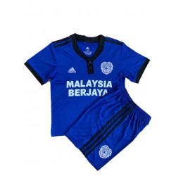 Cardiff City Voetbalshirt Kleuters/Kids Thuis Tenue 2021-2022 Korte Mouw
