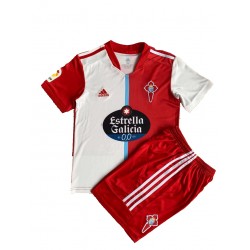 Celta de Vigo Voetbalshirt Kleuters/Kids Uit Tenue 2021-2022 Korte Mouw