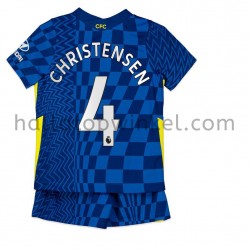 Chelsea Voetbalshirt Andreas Christensen 4 Kleuters/Kids Thuis Tenue 2021-2022 Korte Mouw