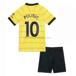 Chelsea Voetbalshirt Christian Pulisic 10 Kleuters/Kids Uit Tenue 2021-2022 Korte Mouw