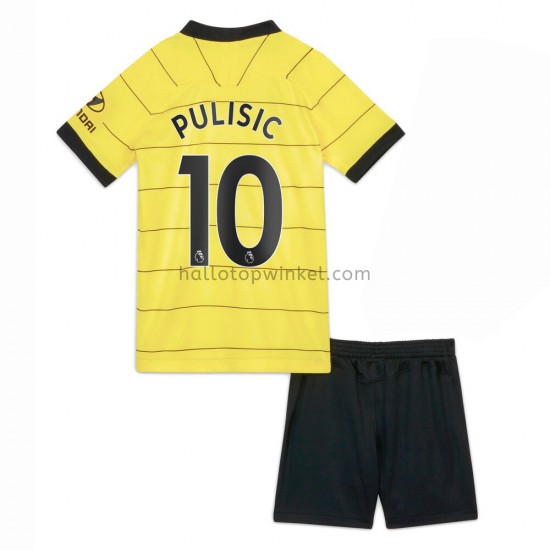 Chelsea Voetbalshirt Christian Pulisic 10 Kleuters/Kids Uit Tenue 2021-2022 Korte Mouw