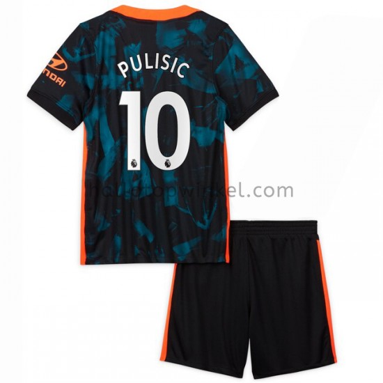 Chelsea Voetbalshirt Christian Pulisic 10 Kleuters/Kids Derde Tenue 2021-2022 Korte Mouw