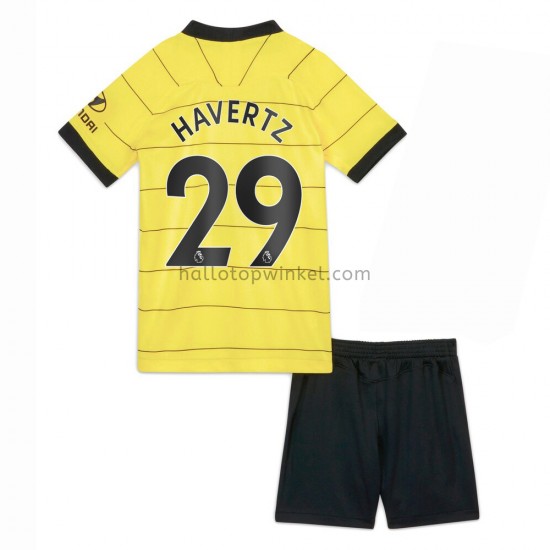 Chelsea Voetbalshirt Kai Havertz 29 Kleuters/Kids Uit Tenue 2021-2022 Korte Mouw