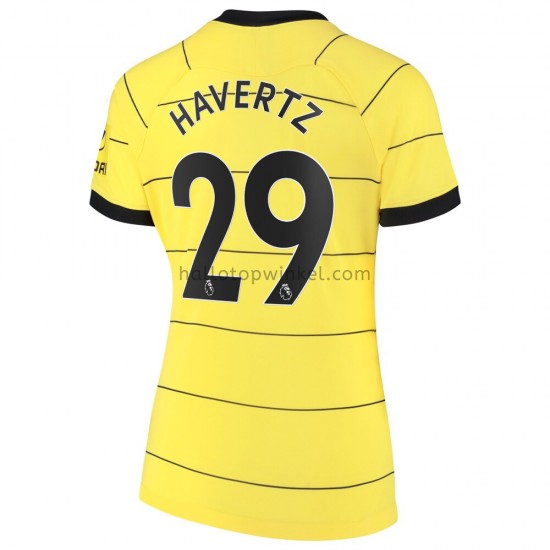 Chelsea Voetbalshirt Kai Havertz 29 Dames Uit Tenue 2021-2022 Korte Mouw