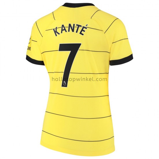Chelsea Voetbalshirt Kante 7 Dames Uit Tenue 2021-2022 Korte Mouw