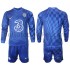 Chelsea Voetbalshirt Kleuters/Kids Thuis Tenue 2021-2022 Lange Mouw