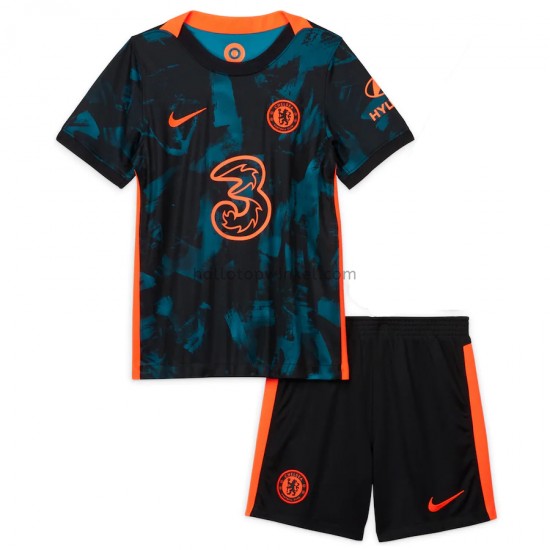 Chelsea Voetbalshirt Kleuters/Kids Derde Tenue 2021-2022 Korte Mouw