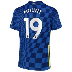 Chelsea Voetbalshirt Mason Mount 19 Thuis Tenue 2021-2022 Korte Mouw