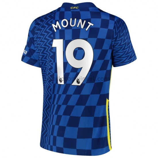Chelsea Voetbalshirt Mason Mount 19 Thuis Tenue 2021-2022 Korte Mouw