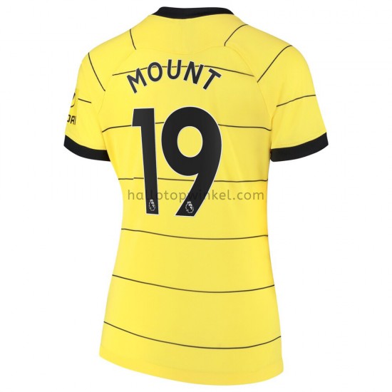 Chelsea Voetbalshirt Mason Mount 19 Dames Uit Tenue 2021-2022 Korte Mouw
