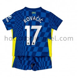 Chelsea Voetbalshirt Mateo Kovacic 17 Kleuters/Kids Thuis Tenue 2021-2022 Korte Mouw