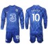 Chelsea Voetbalshirt Pulisic 10 Kleuters/Kids Thuis Tenue 2021-2022 Lange Mouw