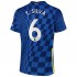 Chelsea Voetbalshirt T. Silva 6 Thuis Tenue 2021-2022 Korte Mouw