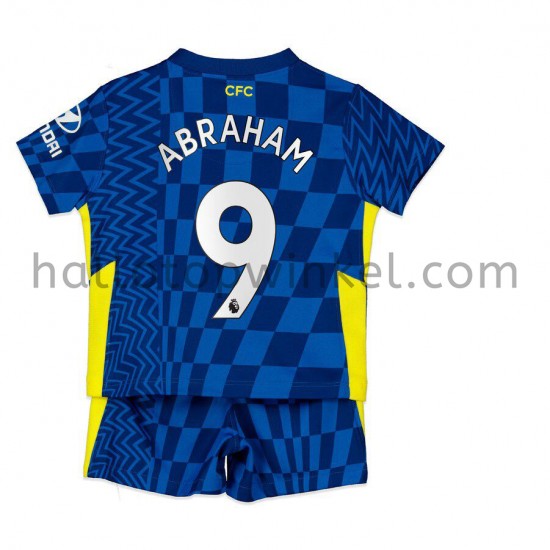 Chelsea Voetbalshirt Tammy Abraham 9 Kleuters/Kids Thuis Tenue 2021-2022 Korte Mouw