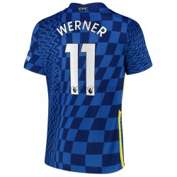 Chelsea Voetbalshirt Timo Werner 11 Thuis Tenue 2021-2022 Korte Mouw