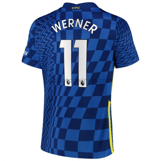 Chelsea Voetbalshirt Timo Werner 11 Thuis Tenue 2021-2022 Korte Mouw