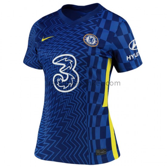Chelsea Voetbalshirt Dames Thuis Tenue 2021-2022 Korte Mouw
