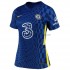 Chelsea Voetbalshirt Dames Thuis Tenue 2021-2022 Korte Mouw