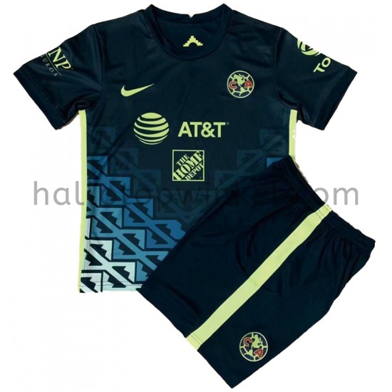 Club América Voetbalshirt Kleuters/Kids Uit Tenue 2021-2022 Korte Mouw