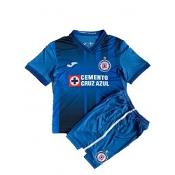 Cruz Azul Voetbalshirt Kleuters/Kids Thuis Tenue 2021-2022 Korte Mouw