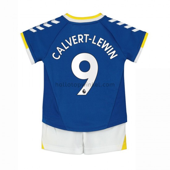 Everton Voetbalshirt Dominic Calvert-Lewin 9 Kleuters/Kids Thuis Tenue 2021-2022 Korte Mouw