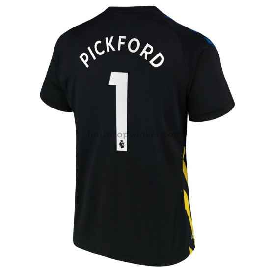 Everton Voetbalshirt Doelman Jordan Pickford 1 Thuis Tenue 2021-2022 Korte Mouw
