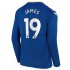 Everton Voetbalshirt James Rodriguez 19 Thuis Tenue 2021-2022 Lange Mouw