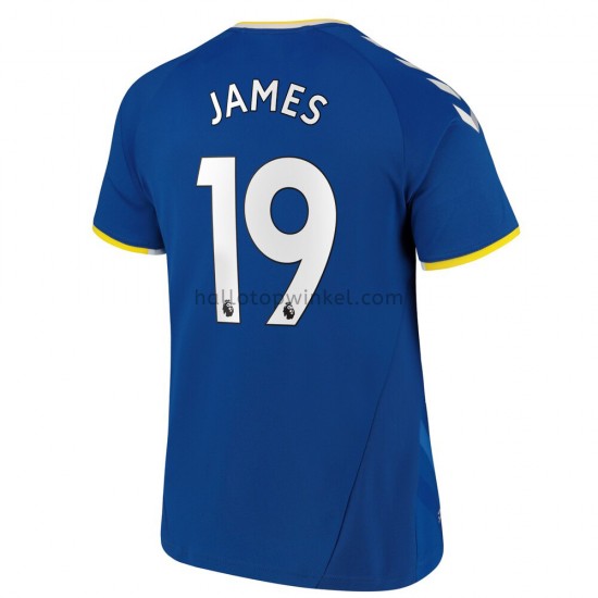 Everton Voetbalshirt James Rodriguez 19 Thuis Tenue 2021-2022 Korte Mouw
